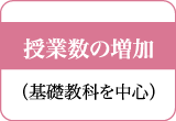 授業数の増加（基礎教科を中心）