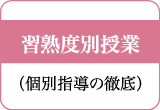 熟練度別授業（個別指導の徹底）